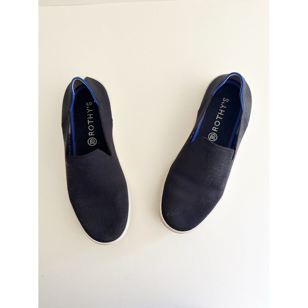 Rothy’s Black Knit The Original Slip On Sneaker